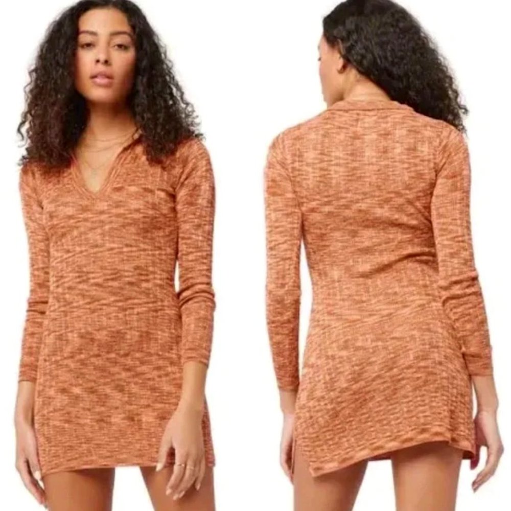L*SPACE Aria Brown Mini Bodycon Dress Size XS NWT